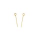 Metal Eyepins 20mm Gold