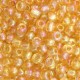 Seed beads - ± 4mm Topaz gold AB transparent