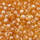 Seed beads - ± 4mm Topaz transparent