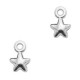 DQ metal charm Start 7x4mm Antique Silver