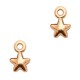 DQ metal charm Start 7x4mm Rosegold