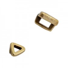 DQ Metall Schieber Triangle Ø 3.2x1.8mm Antik Bronze