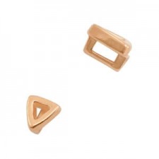 DQ Metall Schieber Triangle Ø 3.2x1.8mm Roségold