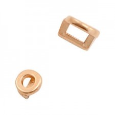 DQ Metall Schieber Rund Ø 3.2x1.8mm Roségold