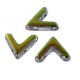 Czech Ava Bead 10x4mm Crystal Vitrail