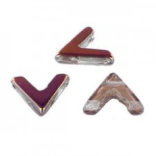Czech Ava Bead 10x4mm Crystal Sliperit