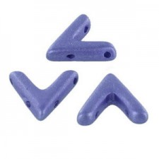 Czech Ava Bead 10x4mm Alabaster Metallic Violet