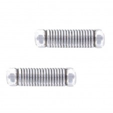DQ Metal Elongated bead 25mm Antique silver