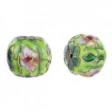 Kashmiri kraal 16mm Gold green