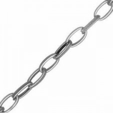 DQ Metal chain Deco 7x14mm Antique silver