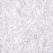 Miyuki spacer Beads SPR 2.2x1mm - White pearl ceylon SPR2-420