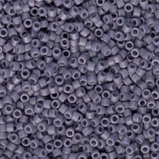 Miyuki Delica Perlen 11/0 - Opaque glazed frosted grape DB-2292