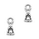 DQ metal charm Hare Antique Silver