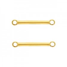 DQ Metal connector / spacer bar 18mm Gold
