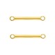 DQ Metall Verteiler / Spacer 18mm Gold