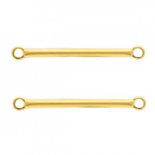 DQ Metal connector / spacer bar 30mm Gold