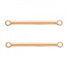 DQ Metal connector / spacer bar 30mm Rosegold