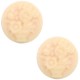 Basic cabochon Cameo 20mm bouquet Light peach-beige