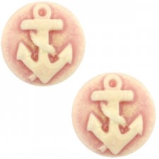 Basic cabochon Cameo 20mm Anker Vintage rose-antique gold