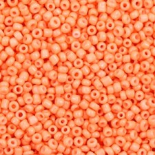 Seed beads - ± 2mm Luminous bright orange