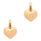 DQ Metal charm Heart Rosegold