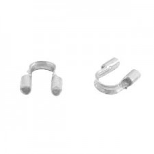 DQ Metal Wire guardian / wire protector 5mm (Ø0.56mm) Silver