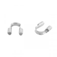 DQ Metal Wire guardian / wire protector 5mm (Ø0.69mm) Silver