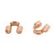 DQ Metall wire guardian / Drahtschutz 5mm (Ø1.5mm) Roségold