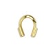 Beadalon Metall wire guardian / Drahtschutz (0.56mm) Gold