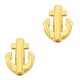 DQ metal bead Anchor Gold