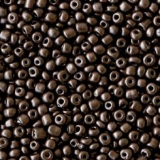 Seed beads ± 2mm Dark antique gold metallic