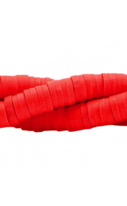 Katsuki beads 6mm Tangerine tango red