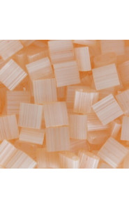 Miyuki tila 5x5mm beads - Silk pale light coral TL-2555