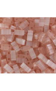 Miyuki half tila 5x2.4mm beads - Silk pale pink HTL-2557