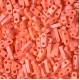 Miyuki quarter tila 5x1.2mm beads - Opaque orange matted ab QTL-406FR