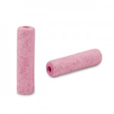 DQ Griechische Keramik Tube Perle 20x5mm Pink