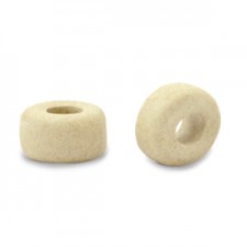 DQ Griechische Keramik Perlen 7mm Sand beige