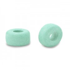 DQ Griechische Keramik Perlen 7mm Light turquoise