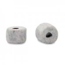 DQ Greek Ceramic beads 5mm Grey