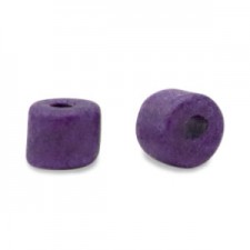 DQ Greek Ceramic beads 5mm Purple