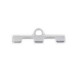 Cymbal ™ DQ metal ending Soros Iii for Tila beads - Antique silver