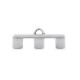 Cymbal ™ DQ metal ending Piperi III for Tila beads - Antique silver