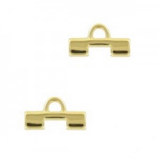 Cymbal ™ DQ metal ending Soros Ii for Tila beads - Gold