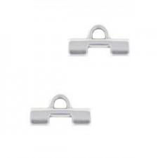 Cymbal ™ DQ metal ending Soros Ii for Tila beads - Antique silver