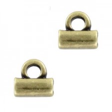 Cymbal ™ DQ metal ending Soros for Tila beads - Antique bronze