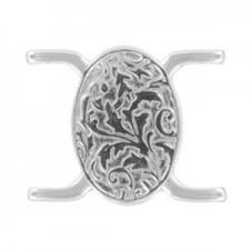 Cymbal ™ DQ metal Connector Vouves for Delica 11/0 beads - Antique silver