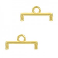 Cymbal ™ DQ metal ending Topolia Ii for Delica 11/0 beads - Gold