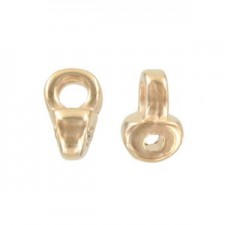 Cymbal ™ DQ metal ending Remata for Superduo beads - Rose gold