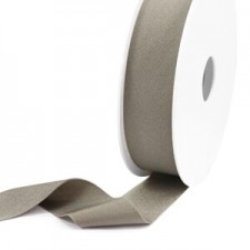 Elastic ribbon Ibiza 25mm Metallic taupe