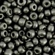 Seed beads 6/0 (4mm) Metallic anthracite
